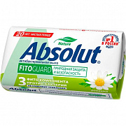 Мыло туалетное АБСОЛЮТ 90гр Nature ромашка антибак 1/6 (72) (Самара) 