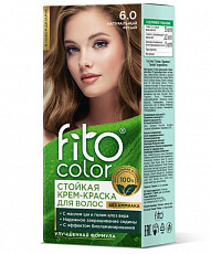 Стойкая крем-краска для волос серии "Fitocolor", тон 6.0 натуральный русый 115мл 1/20
