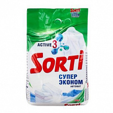Стиральный порошок Sorti Супер Эконом Автомат 2400 г 1/4