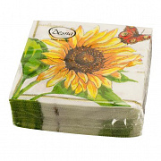 Салфетки 1сл 40л 24*24 Desna Design Подсолнух 57457*32