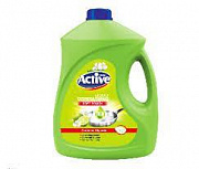 Гель для мытья посуды ACTIVE "Лайм и цветы", 3500 мл Green 1/4