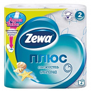 Бумага туалетная Zewa плюс Океан 2 сл 1/4