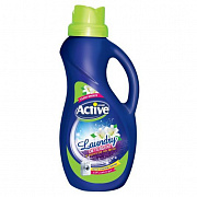 Гель для стирки белья ACTIVE универсальный "Clean Breeze" Альпийские луга, 1500 мл, Green 1/9