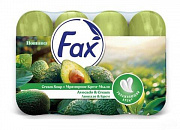 Мыло туалетное FAX  экопак  4*70  Авокадо и Крем  /12