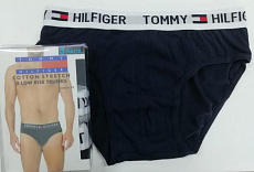 Трусы -плавки Tommy Hilfiger муж., хлопок 95 %, 3 цвета (3 шт в уп.) ассорт. размер XL