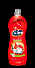Гель для мытья посуды ACTIVE ИРАН "Клубника и малина",1000 мл Red (12/576)