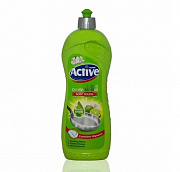 Гель для мытья посуды ACTIVE ИРАН "Лайм и цветы", 1000 мл Green (12/576)
