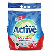 Стиральный порошок ACTIVEавтомат "Poly Wash" Polymer Enzyme-технология холодной стирки, 5 кг 1/2
