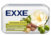Мыло туалетное косметическое EXXE "Макадамия и олива" 90г 1/24