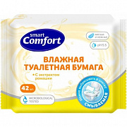 Влажная туалетная бумага Comfort smart №42 с ромашкой