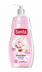 Бальзам для мытья посуды Pure "Sanita" Миндаль и японская сакура, 450 г 1/10 СХЗ