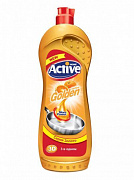 Гель для мытья посуды ACTIVE "Gold" Апельсин, 750 мл 1/12