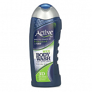 Гель для душа мужской, с витамином B5 ACTIVE "Спорт 3D" NATURAL, 400 мл 1/12