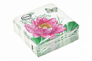 Салфетки 1сл 40л 24*24 Desna Design Водяная лилия 1/32