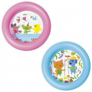 Круглый надувной бассейн Kiddie Pool 61 х 15 см Bestway (Арт. 51061)/Рыжий кот