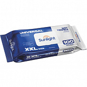 Влажные полотенца SUNLIGHT 100шт XXL Universal (с клапаном)/8 Оливия
