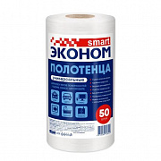 Универсальное полотенце Эконом smart 23х20 спанлейс 40г/м2 №50 рулон 1/30