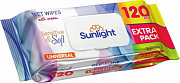 Влажные салфетки SUNLIGHT 120шт Baby Универсал (с клапаном)/12 Оливия