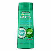 Шампунь GARNIER FRUCTIS Кокосовый баланс для волос жирных у корней и сухих на кончиках, 400 мл 1/12