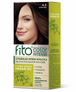 .АКЦИЯ!!!Стойкая крем-краска для волос Fito color intense тон 4.3 Шоколад 115мл/шт (-20%)