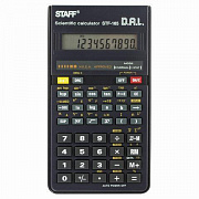 Калькулятор STAFF инженерный STF-165, 128 функций, 10 разрядов, 143х78мм, 250122/Россия