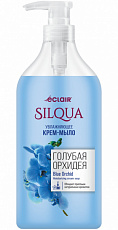 Мыло жидкое крем SILQUA 830мл Голубая Орхидея 1/8 Оливия