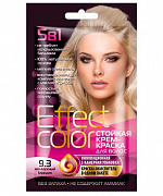 Cтойкая крем-краска для волос серии «Effect Сolor» 50мл, тон 9.3 жемчужный блондин(РС)