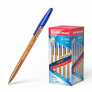Уп. 50 шт. Ручка шариковая ErichKrause® R-301 Amber Stick 0.7, цвет чернил синий (в коробке по 50 шт