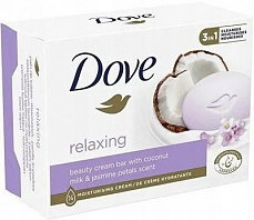 Мыло туалетное DOVE Rеlaxing (Кокос. молочко и лепестки жасмина) 90 гр. 1/6