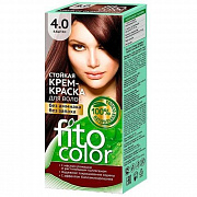 Стойкая крем-краска для волос серии "Fitocolor", тон 4.0 каштан 115мл 1/20