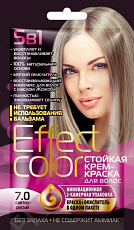 Cтойкая крем-краска для волос серии «Effect Сolor» 50мл, тон 7.0 светло-русый 1/15