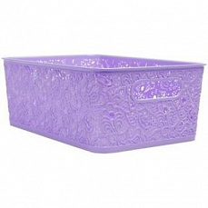 Корзина для хранения "СКАЗКА" 240х140х80, фиолетовый, 1/20