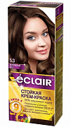 Стойкая крем-краска д/волос, ECLAIR  тон 5.3 Золотистый орех 1/12 Оливия