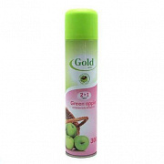 Освежитель воздуха GOLD WIND 300мл (Green apple) 1/12