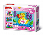 Мозаика 25 мм 107 дет. для самых маленьких Baby Toys "Утенок" d2,5/7 цв (107 эл) арт.03578