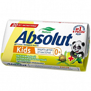 Мыло туалетное АБСОЛЮТ 90гр Kids череда  антибак 1/6 (72) (Самара) 