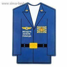 Магнит "Воздух. Земля. Победа", 7х10см 870287/Китай