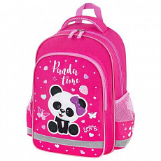 Рюкзак ПИФАГОР SCHOOL, 1 отделение, 3 кармана, Panda time, 38x28х14 см, 271406/Россия