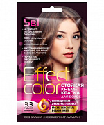 Cтойкая крем-краска для волос серии «Effect Сolor» 50мл, тон 3.3 горький шоколад(РС) 1/15