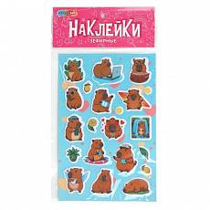 Наклейки зефирные капибара MultiArt 401985 