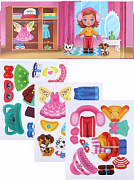 Игра с магнитами "Модница"(445х200х2 мм, 3 листа)(Арт. ИМ-0831)/Рыжий кот