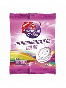 Пятновыводитель для белья Color ВЫГОДНАЯ УБОРКА 100г (РК) 1/20 