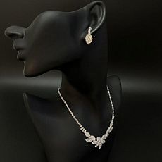 Комплект "Классика" 2 предмета: серьги, колье, арт.DHD20995, 32-585