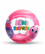 Шипучая бомбочка для ванны с игрушкой Bubble gum серии BOMB SURPRISE 115г/22шт