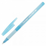 Уп. 50 шт. Ручка шариковая с грипом BRAUBERG "i-STICK POINT LIGHT BLUE", СИНЯЯ, узел 0,7мм, линия 0,