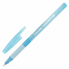 Уп. 50 шт. Ручка шариковая с грипом BRAUBERG "i-STICK POINT LIGHT BLUE", СИНЯЯ, узел 0,7мм, линия 0,