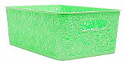 Корзина для хранения "СКАЗКА" 240х140х80 №2 , салатовый,  Т263-8 1/20/